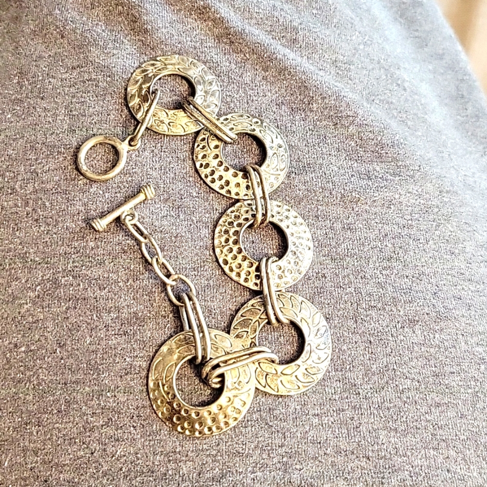 Silver Concho bracelet